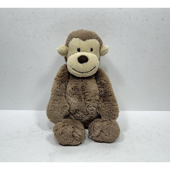 Jellycat Bashful Monkey Plush Stuffed Animal 12" Brown - Picture 1 of 4
